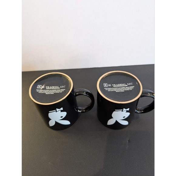 2 Classic Playboy Bunny Coffee Mugs - Picture 5 of 7
